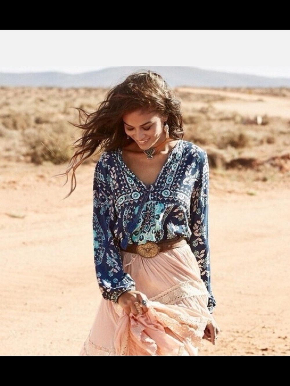 Spell Pandora Blouse In Nightshadw